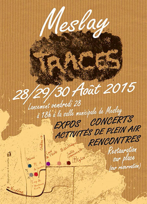 affiche Meslay Traces 2015