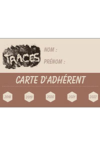 carte d'adhérent Traces